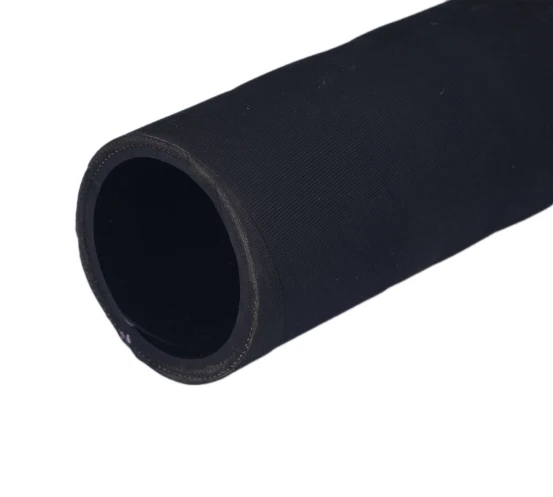 A cross-section of a diesel delivery rubber hose.